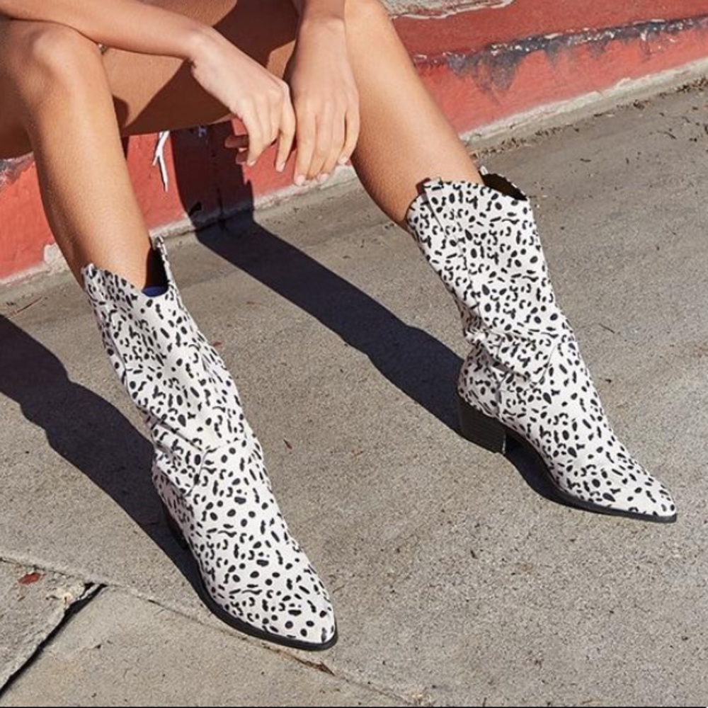 Dalmatian Cowgirl Boots